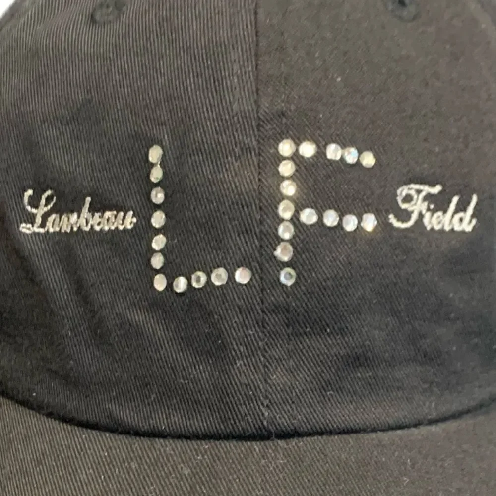 Gear for sports Lambeau field womans bedazzle Black baseball hat